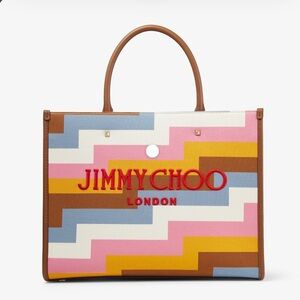 JimmyChoo Avenue Canvas Tote bag
